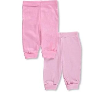 2-Pack Big Oshi Baby Girls 100% Cotton Pants - PINK